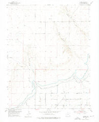 Lubers Colorado Historical topographic map, 1:24000 scale, 7.5 X 7.5 Minute, Year 1955