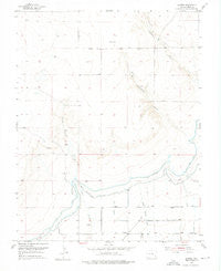 Lubers Colorado Historical topographic map, 1:24000 scale, 7.5 X 7.5 Minute, Year 1955