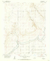 Lubers Colorado Historical topographic map, 1:24000 scale, 7.5 X 7.5 Minute, Year 1955