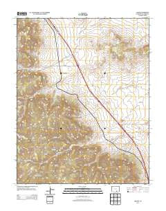 Ludlow Colorado Historical topographic map, 1:24000 scale, 7.5 X 7.5 Minute, Year 2013
