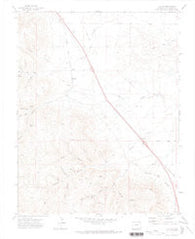Ludlow Colorado Historical topographic map, 1:24000 scale, 7.5 X 7.5 Minute, Year 1971