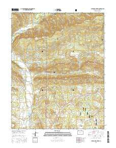 Ludwig Mountain Colorado Current topographic map, 1:24000 scale, 7.5 X 7.5 Minute, Year 2016