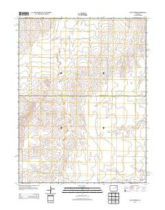 Lusto Springs Colorado Historical topographic map, 1:24000 scale, 7.5 X 7.5 Minute, Year 2013