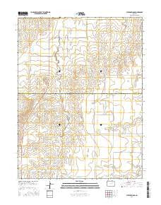 Lusto Springs Colorado Current topographic map, 1:24000 scale, 7.5 X 7.5 Minute, Year 2016
