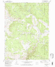 Lynx Pass Colorado Historical topographic map, 1:24000 scale, 7.5 X 7.5 Minute, Year 1980
