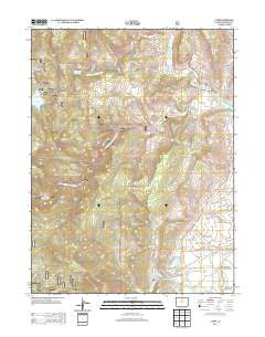 Lyons Colorado Historical topographic map, 1:24000 scale, 7.5 X 7.5 Minute, Year 2013