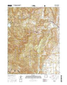 Lyons Colorado Current topographic map, 1:24000 scale, 7.5 X 7.5 Minute, Year 2016