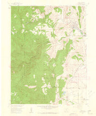 Lyons Colorado Historical topographic map, 1:24000 scale, 7.5 X 7.5 Minute, Year 1957