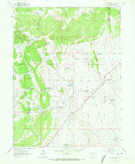 M F Mountain Colorado Historical topographic map, 1:24000 scale, 7.5 X 7.5 Minute, Year 1962
