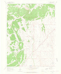 M F Mountain Colorado Historical topographic map, 1:24000 scale, 7.5 X 7.5 Minute, Year 1962