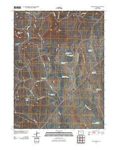 M F Mountain Colorado Historical topographic map, 1:24000 scale, 7.5 X 7.5 Minute, Year 2010
