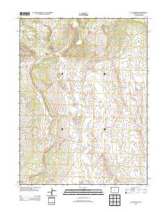 M F Mountain Colorado Historical topographic map, 1:24000 scale, 7.5 X 7.5 Minute, Year 2013