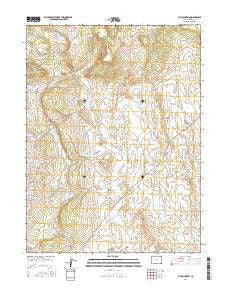 M F Mountain Colorado Current topographic map, 1:24000 scale, 7.5 X 7.5 Minute, Year 2016