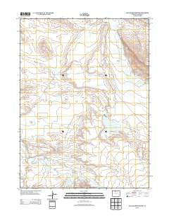 MacFarlane Reservoir Colorado Historical topographic map, 1:24000 scale, 7.5 X 7.5 Minute, Year 2013