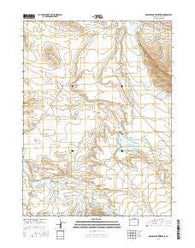 MacFarlane Reservoir Colorado Current topographic map, 1:24000 scale, 7.5 X 7.5 Minute, Year 2016