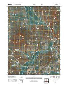 Mad Creek Colorado Historical topographic map, 1:24000 scale, 7.5 X 7.5 Minute, Year 2011