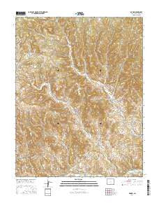 Madrid Colorado Current topographic map, 1:24000 scale, 7.5 X 7.5 Minute, Year 2016