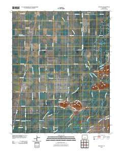 Manassa Colorado Historical topographic map, 1:24000 scale, 7.5 X 7.5 Minute, Year 2010