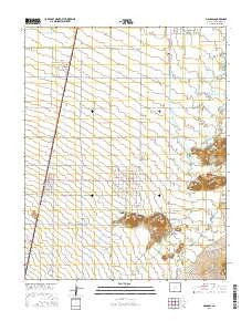 Manassa Colorado Current topographic map, 1:24000 scale, 7.5 X 7.5 Minute, Year 2016