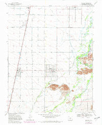 Manassa Colorado Historical topographic map, 1:24000 scale, 7.5 X 7.5 Minute, Year 1967