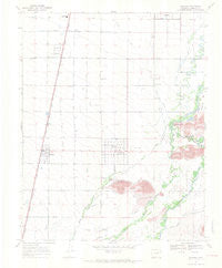 Manassa Colorado Historical topographic map, 1:24000 scale, 7.5 X 7.5 Minute, Year 1967