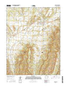 Mancos Colorado Current topographic map, 1:24000 scale, 7.5 X 7.5 Minute, Year 2016