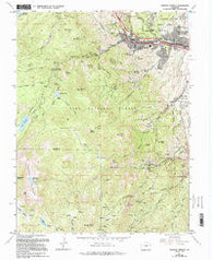 Manitou Springs Colorado Historical topographic map, 1:24000 scale, 7.5 X 7.5 Minute, Year 1961