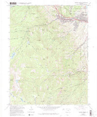 Manitou Springs Colorado Historical topographic map, 1:24000 scale, 7.5 X 7.5 Minute, Year 1961