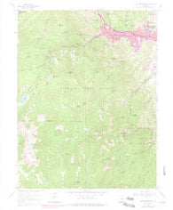 Manitou Springs Colorado Historical topographic map, 1:24000 scale, 7.5 X 7.5 Minute, Year 1961