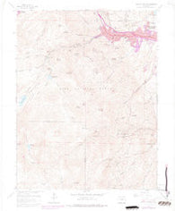 Manitou Springs Colorado Historical topographic map, 1:24000 scale, 7.5 X 7.5 Minute, Year 1961