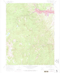 Manitou Springs Colorado Historical topographic map, 1:24000 scale, 7.5 X 7.5 Minute, Year 1961