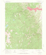 Manitou Springs Colorado Historical topographic map, 1:24000 scale, 7.5 X 7.5 Minute, Year 1961