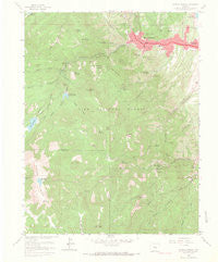 Manitou Springs Colorado Historical topographic map, 1:24000 scale, 7.5 X 7.5 Minute, Year 1961