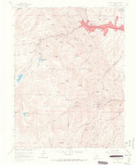 Manitou Springs Colorado Historical topographic map, 1:24000 scale, 7.5 X 7.5 Minute, Year 1961