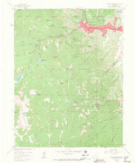 Manitou Springs Colorado Historical topographic map, 1:24000 scale, 7.5 X 7.5 Minute, Year 1961