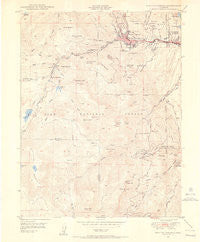 Manitou Springs Colorado Historical topographic map, 1:24000 scale, 7.5 X 7.5 Minute, Year 1948