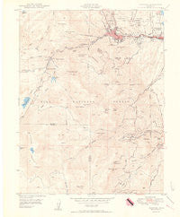 Manitou Colorado Historical topographic map, 1:24000 scale, 7.5 X 7.5 Minute, Year 1950