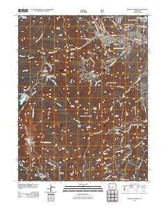 Manitou Springs Colorado Historical topographic map, 1:24000 scale, 7.5 X 7.5 Minute, Year 2011