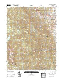 Manitou Springs Colorado Historical topographic map, 1:24000 scale, 7.5 X 7.5 Minute, Year 2013