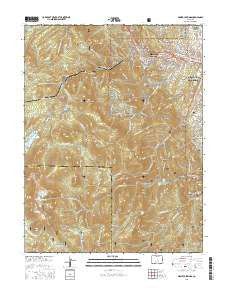 Manitou Springs Colorado Current topographic map, 1:24000 scale, 7.5 X 7.5 Minute, Year 2016