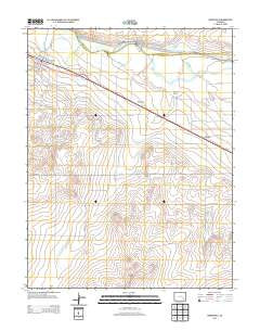 Manzanola Colorado Historical topographic map, 1:24000 scale, 7.5 X 7.5 Minute, Year 2013