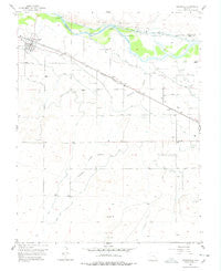 Manzanola Colorado Historical topographic map, 1:24000 scale, 7.5 X 7.5 Minute, Year 1954