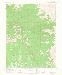 Marcellina Mountain Colorado Historical topographic map, 1:24000 scale, 7.5 X 7.5 Minute, Year 1961