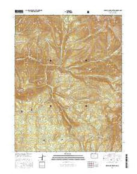 Marcellina Mountain Colorado Current topographic map, 1:24000 scale, 7.5 X 7.5 Minute, Year 2016