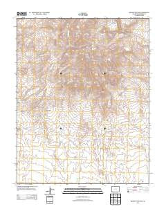 Mariano Wash East Colorado Historical topographic map, 1:24000 scale, 7.5 X 7.5 Minute, Year 2013