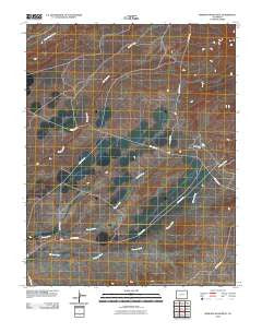 Mariano Wash West Colorado Historical topographic map, 1:24000 scale, 7.5 X 7.5 Minute, Year 2010