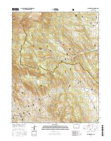 Marmot Peak Colorado Current topographic map, 1:24000 scale, 7.5 X 7.5 Minute, Year 2016