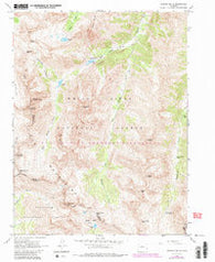 Maroon Bells Colorado Historical topographic map, 1:24000 scale, 7.5 X 7.5 Minute, Year 1960