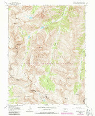 Maroon Bells Colorado Historical topographic map, 1:24000 scale, 7.5 X 7.5 Minute, Year 1960
