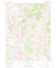 Maroon Bells Colorado Historical topographic map, 1:24000 scale, 7.5 X 7.5 Minute, Year 1960